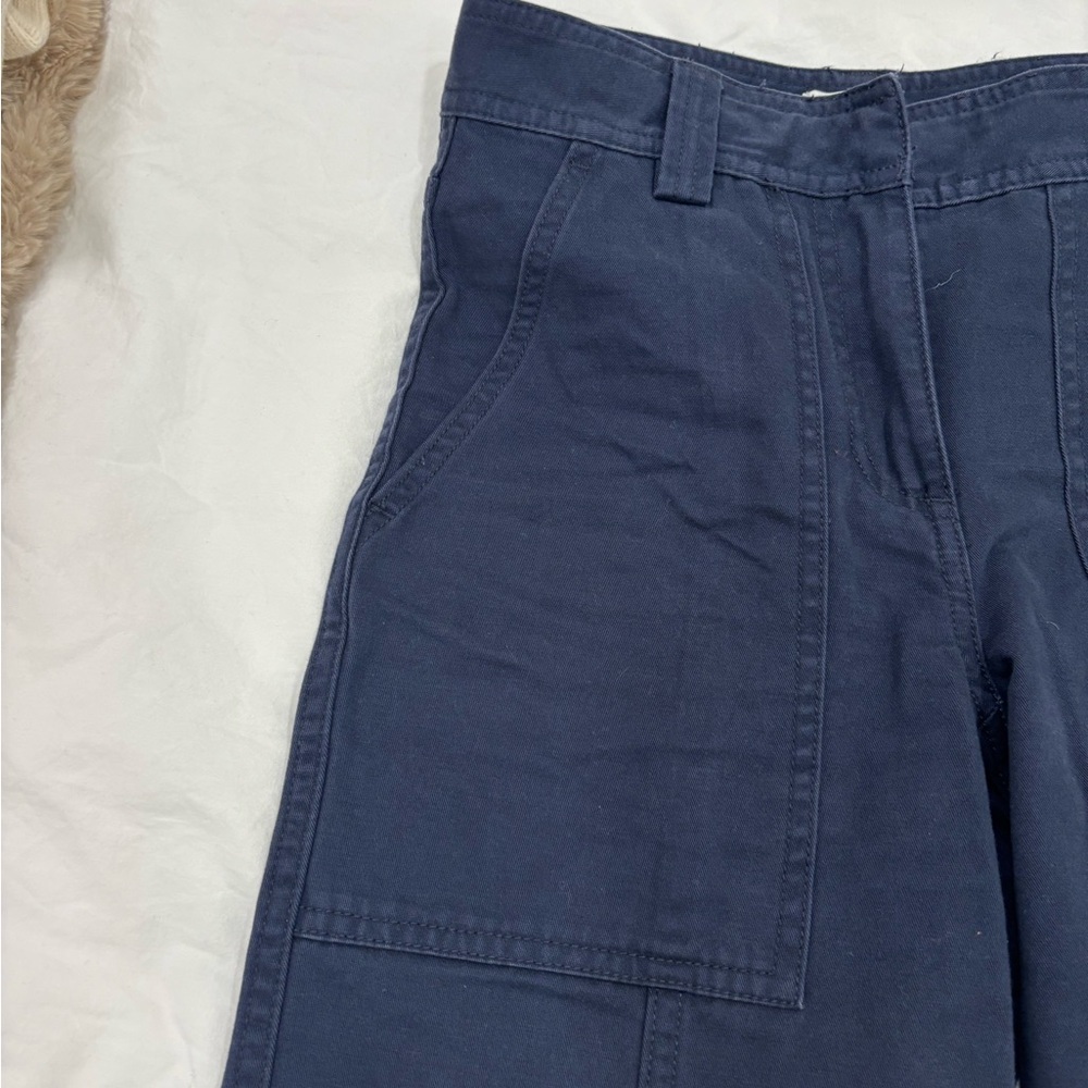 Aritzia Navy Cargo Pants - Picture 2 of 8
